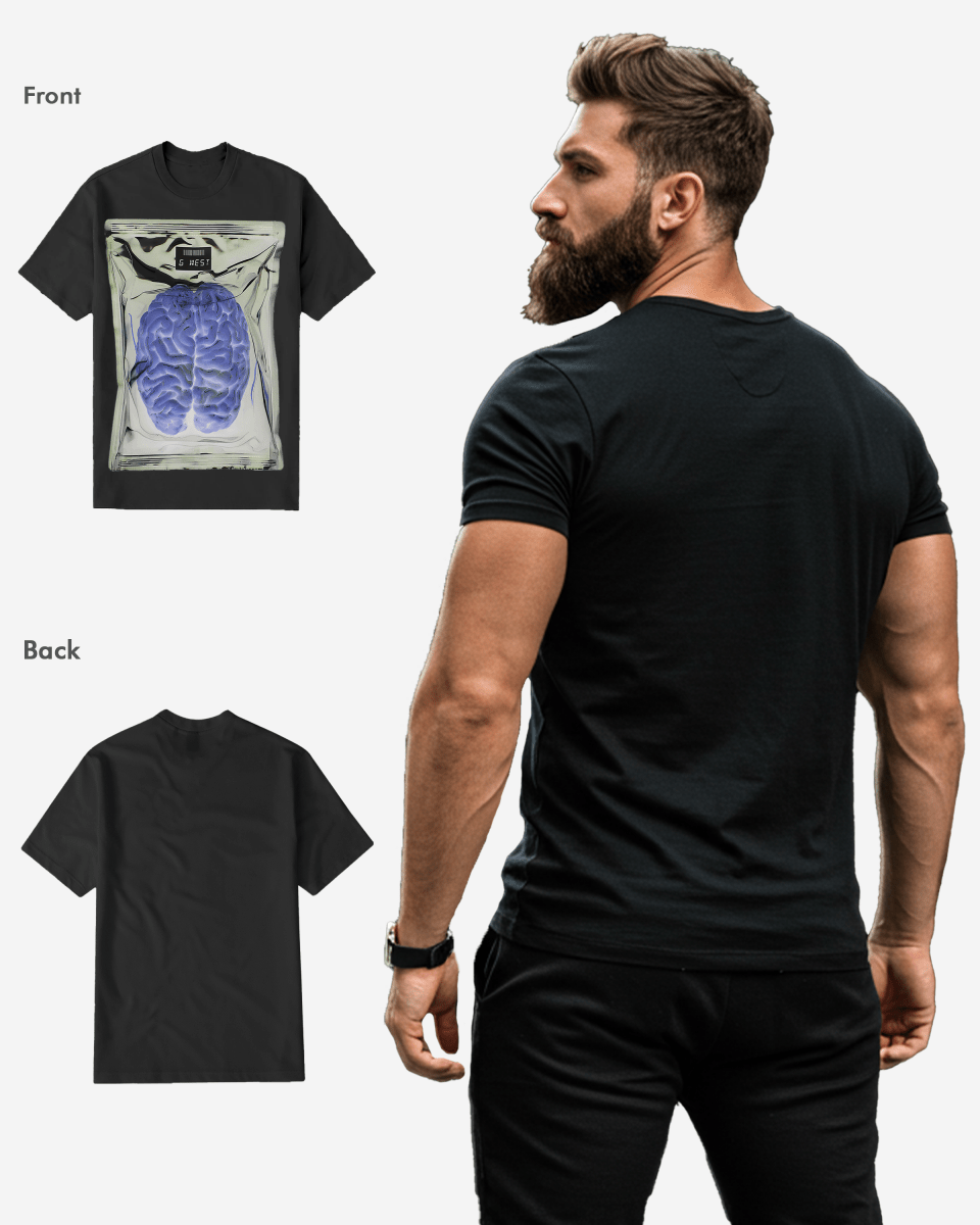 G West Mens Studio Black Tee