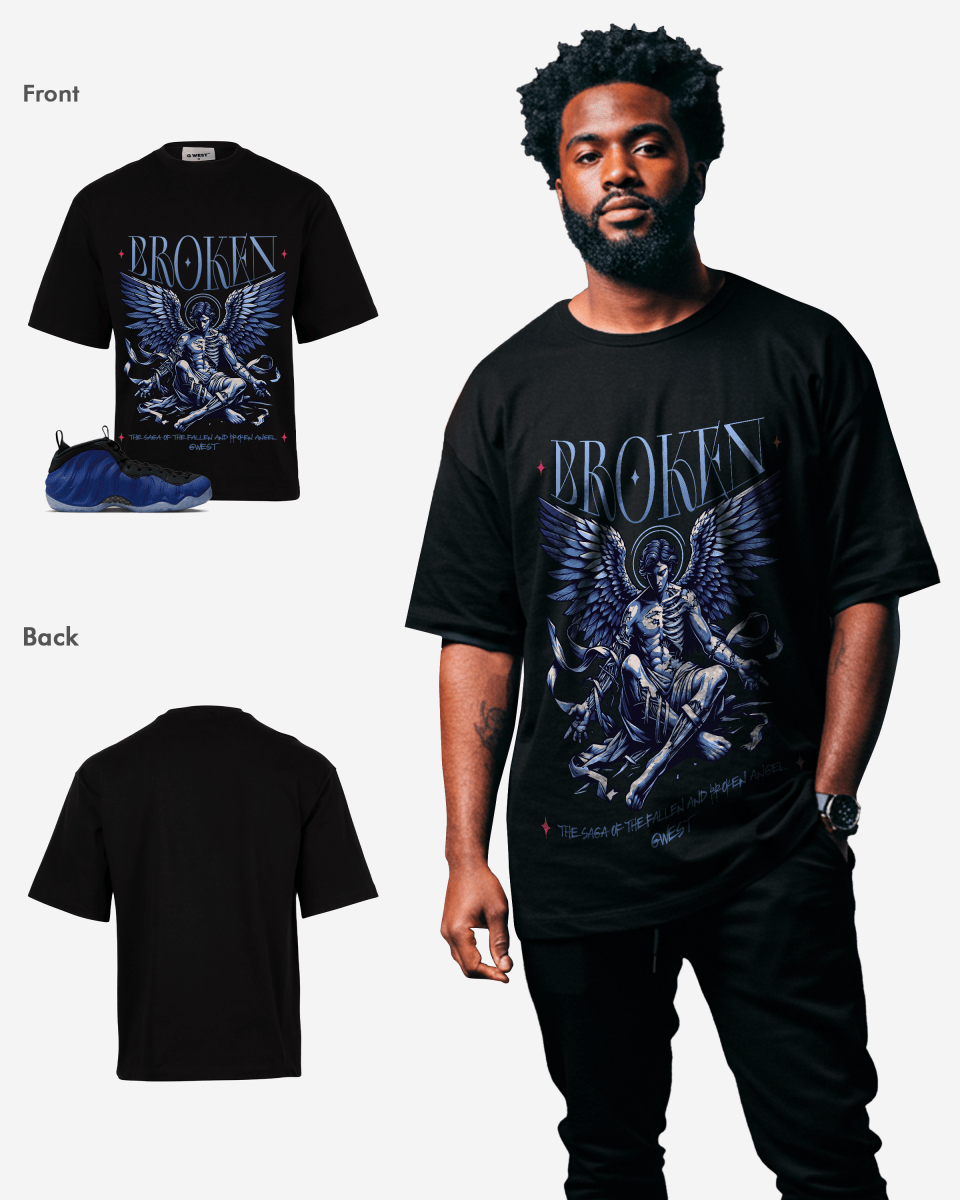 G West Broken Oversized Men's T-Shirt
