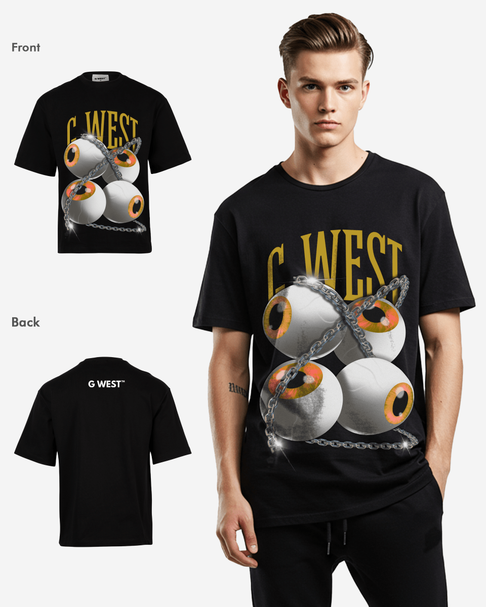 G West chained perception oversized T-Shirt Mens