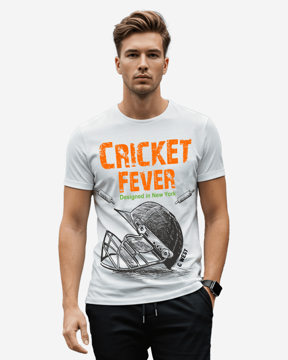 G West Cricket Fever T-Shirt Mens