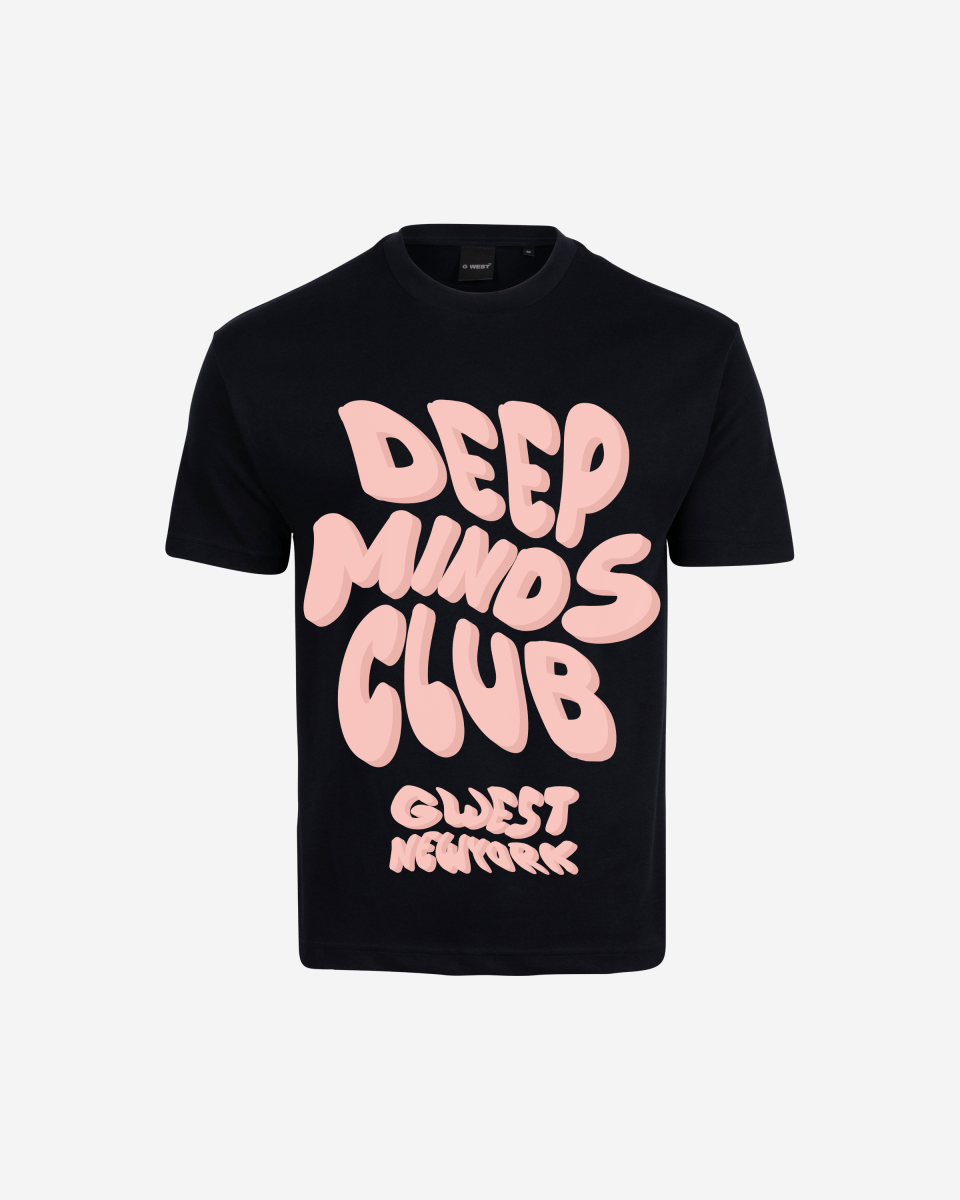 G West Mens Deep Minds Club Oversized Tee