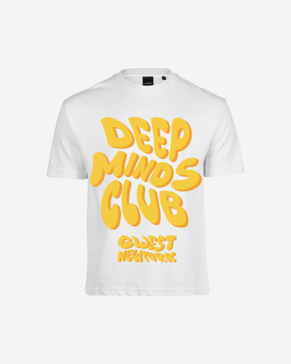 G West Mens Deep Minds Club Oversized Tee