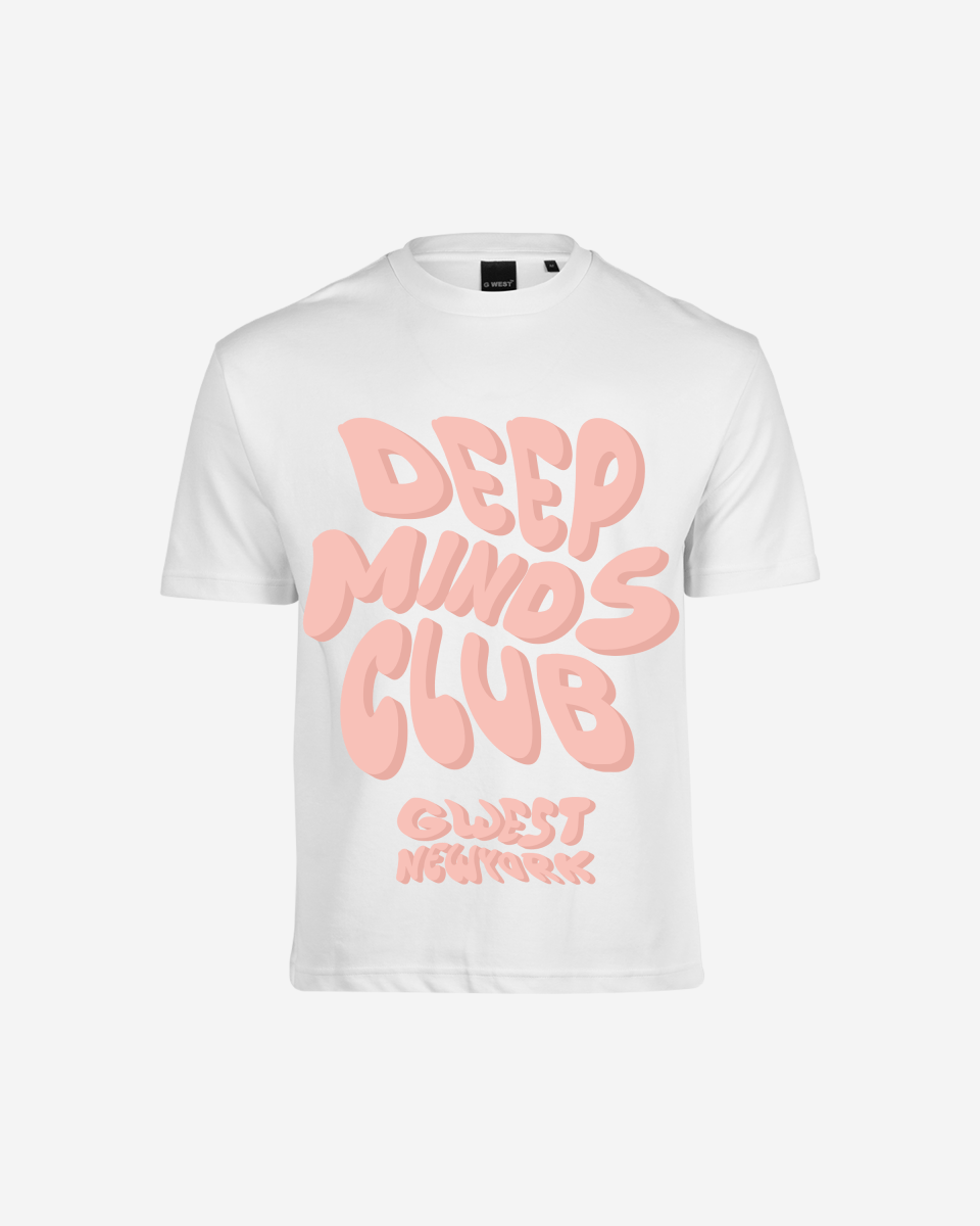 G West Mens Deep Minds Club Oversized Tee