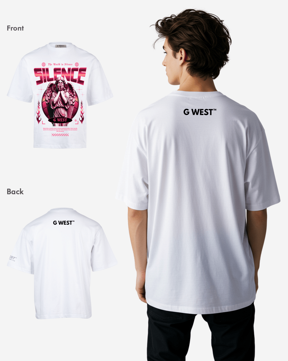 G WEST ECHOES OF SILENCE OVERSIZED T-Shirt Mens