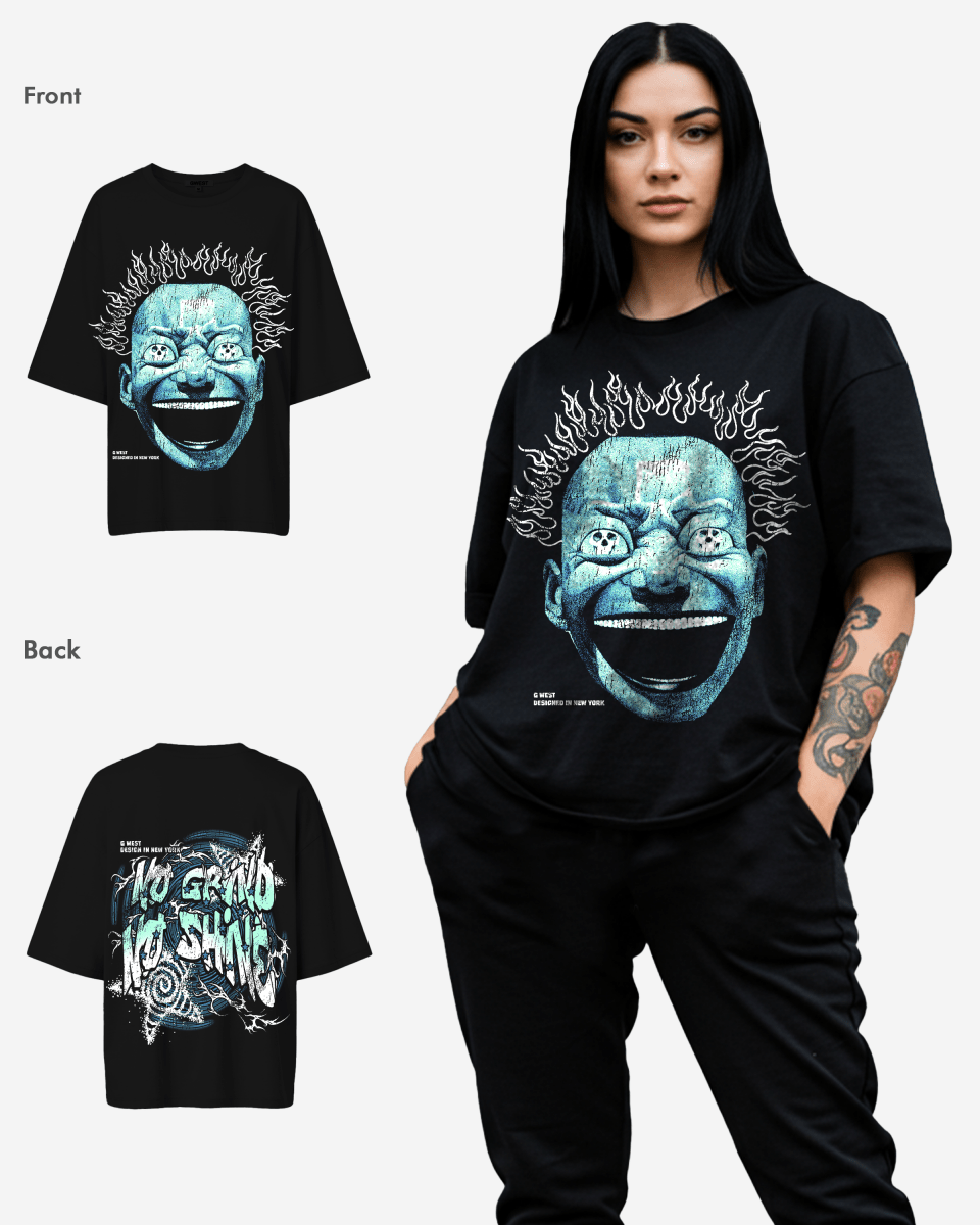 G West Womens Electrical Einstein Oversized Tee