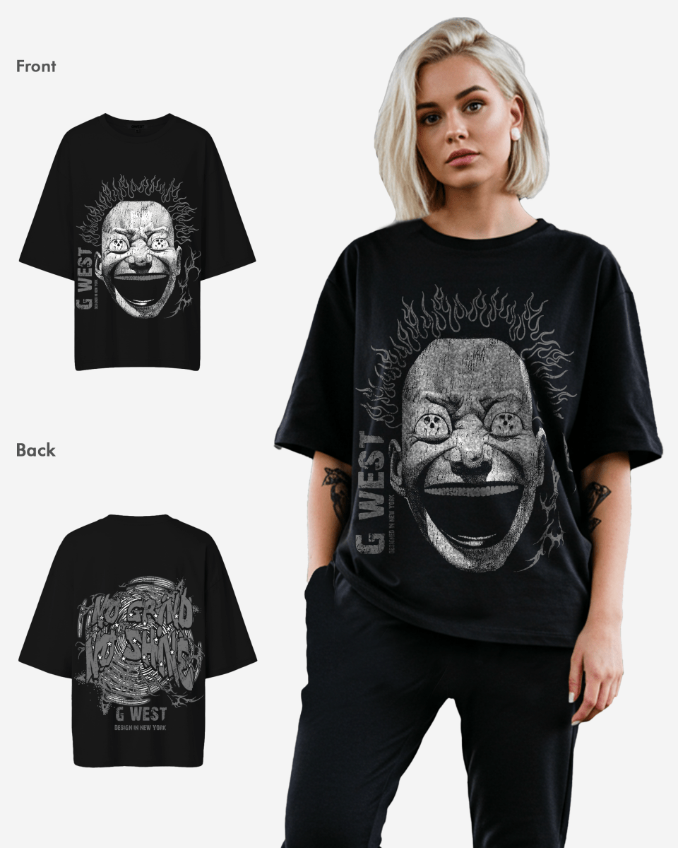 G West Womens Electrical Einstein Oversized Tee