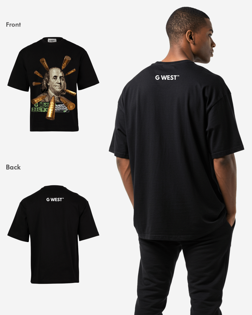 G WEST FEELING OVERSIZED T-Shirt Mens