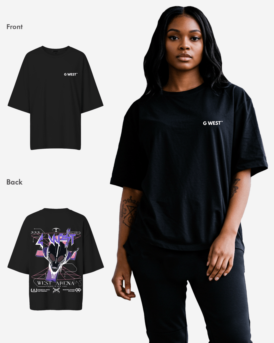 G West Womens Future Journey Lifestyle Oversized Tee