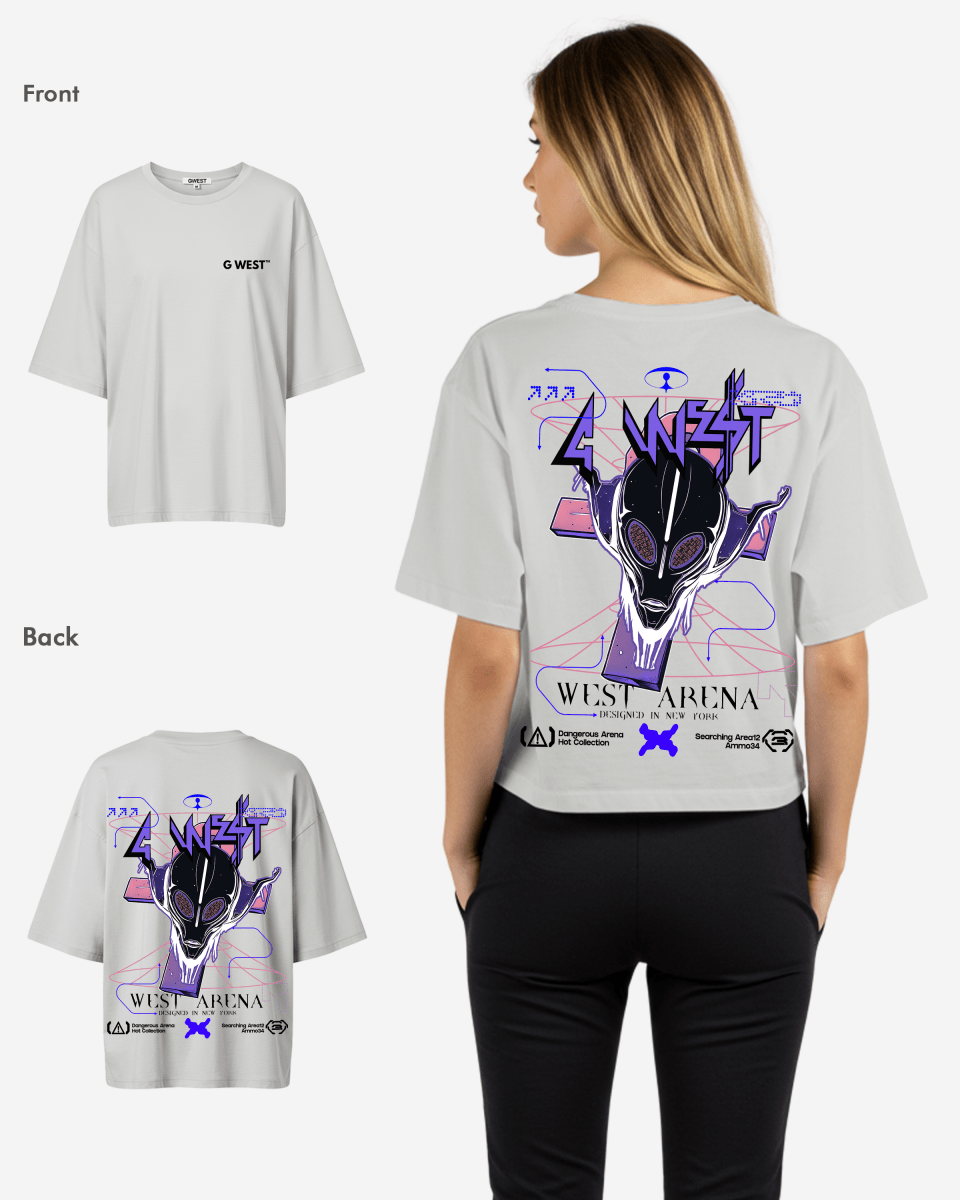 G West Womens Future Journey Lifestyle Oversized Tee