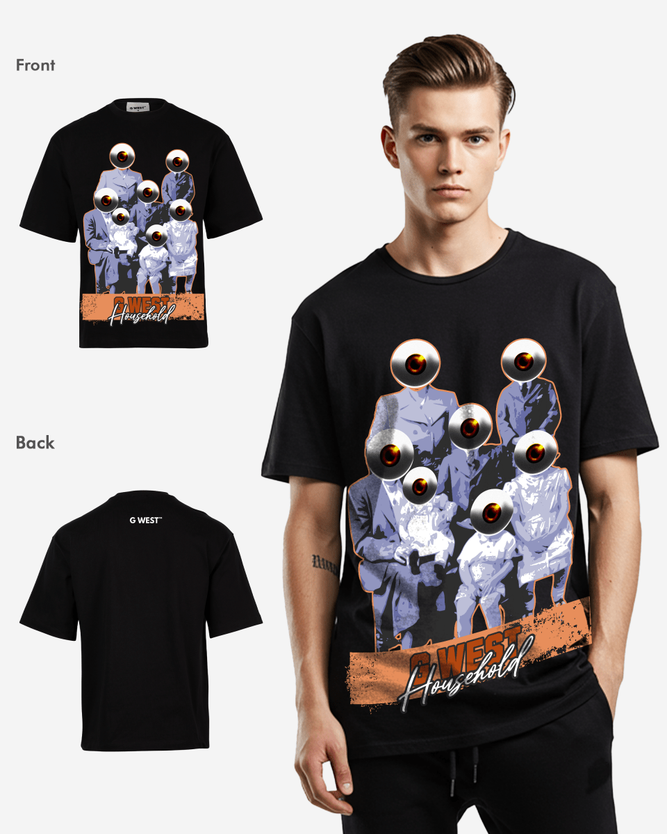 G WEST Household Oversized T-Shirt Mens