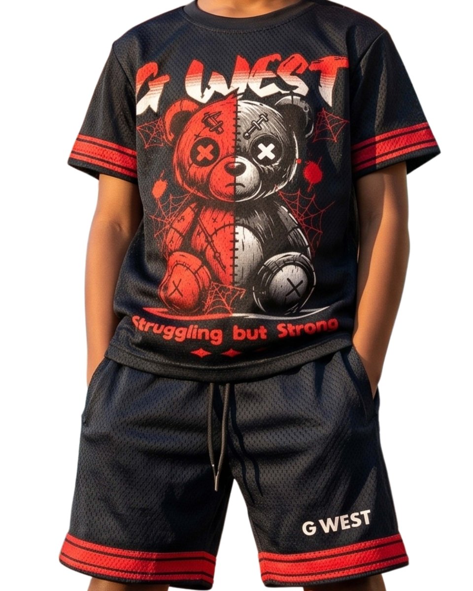 G West Kids Despair Mesh Tee Set