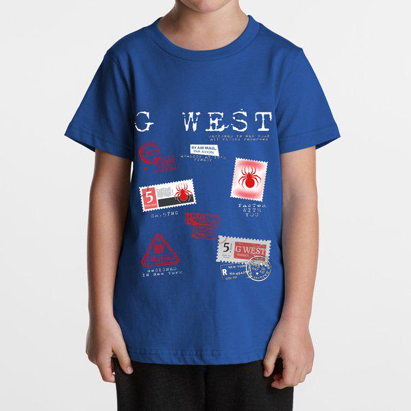 G West Kids Olympic Stamp Tee - Dtpbasty5041