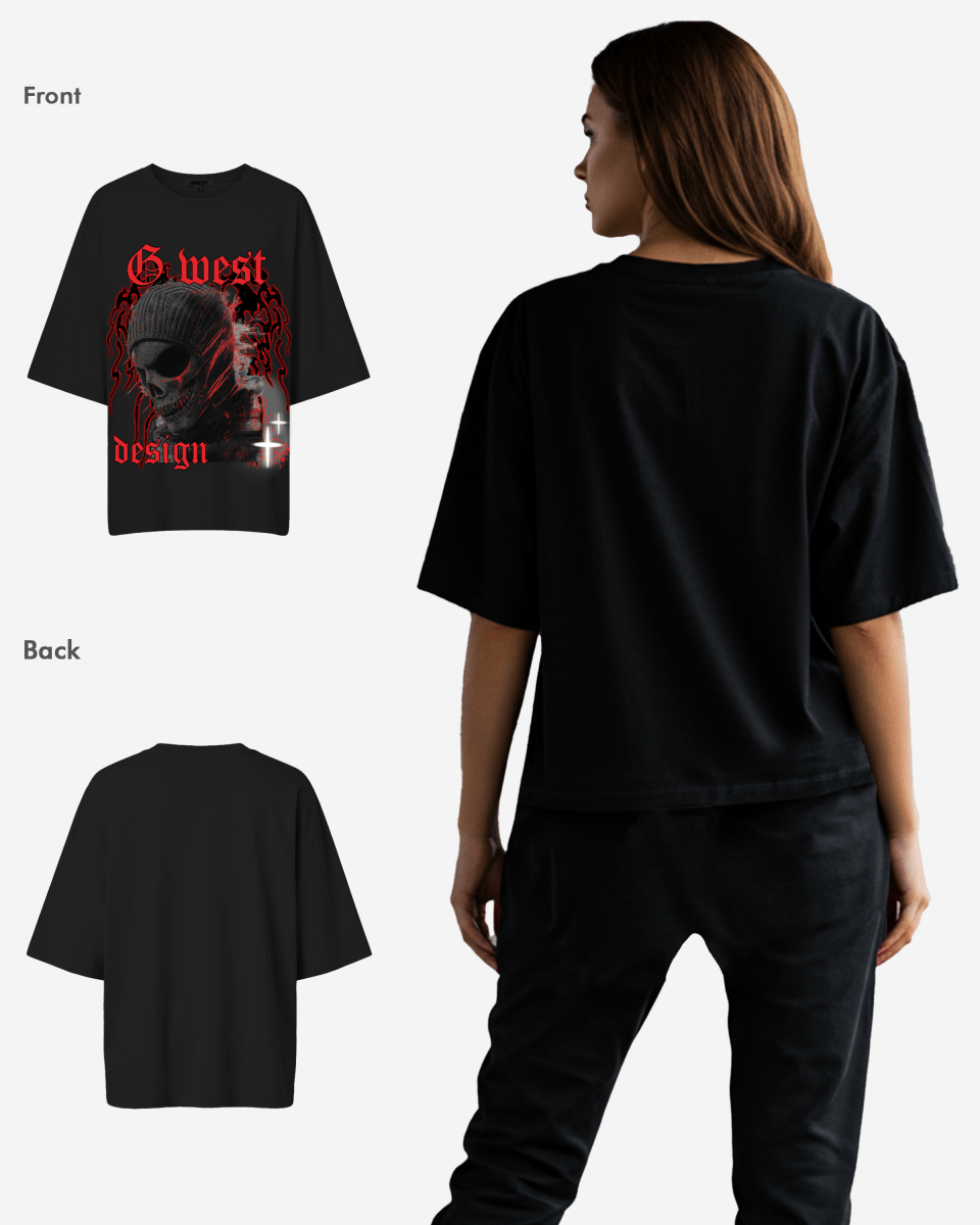 G WEST MASK 3.0 Oversized Tee - Women