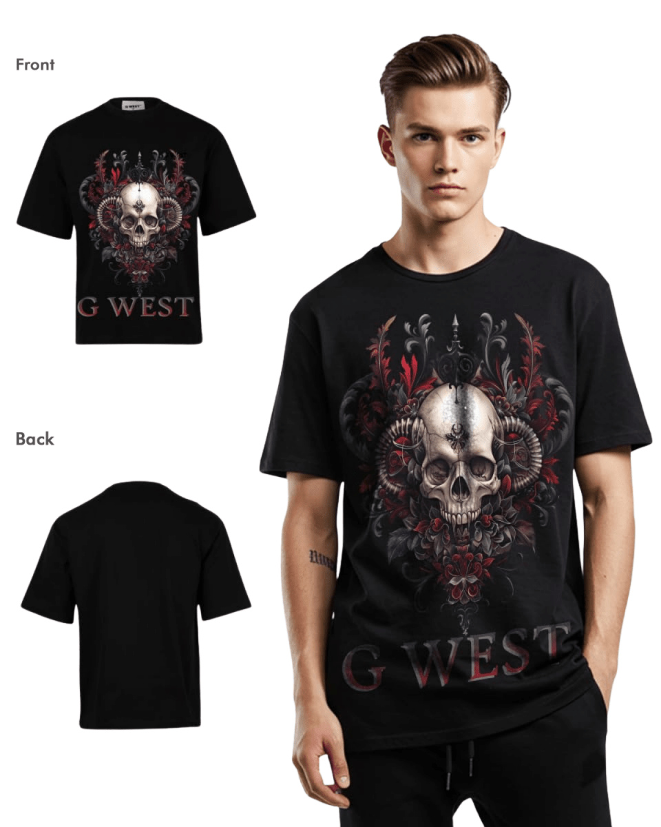 G West Mens Dead Devil Oversized Tee