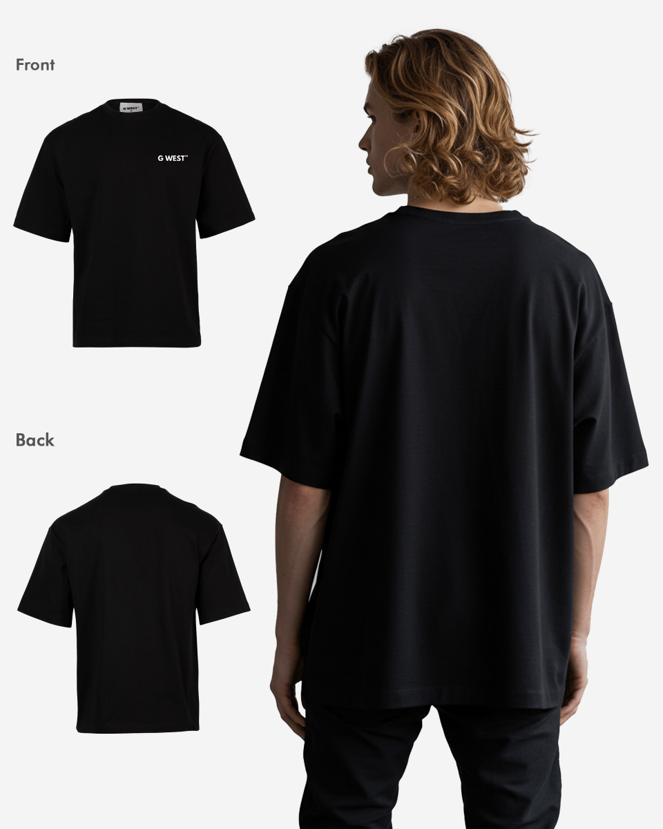G West Mens  Logo Keep Dry Oversized Tee