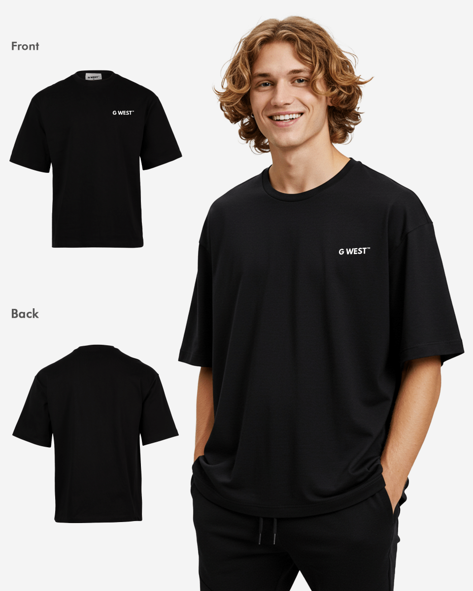 G West Mens  Logo Keep Dry Oversized Tee