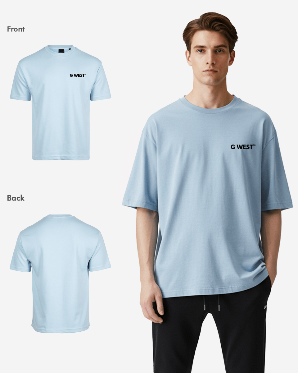 G West Mens  Logo Keep Dry Oversized Tee