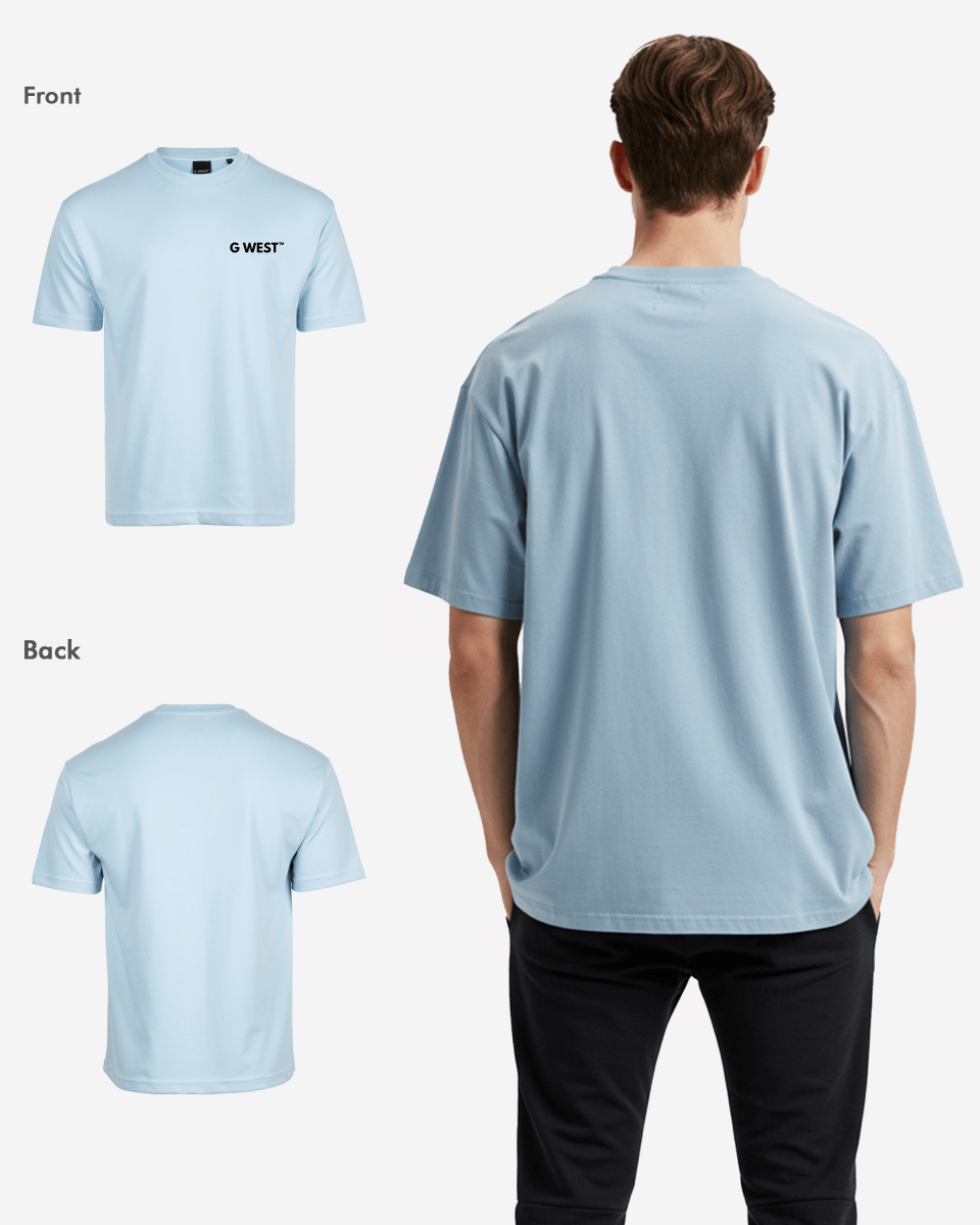 G West Mens  Logo Keep Dry Oversized Tee
