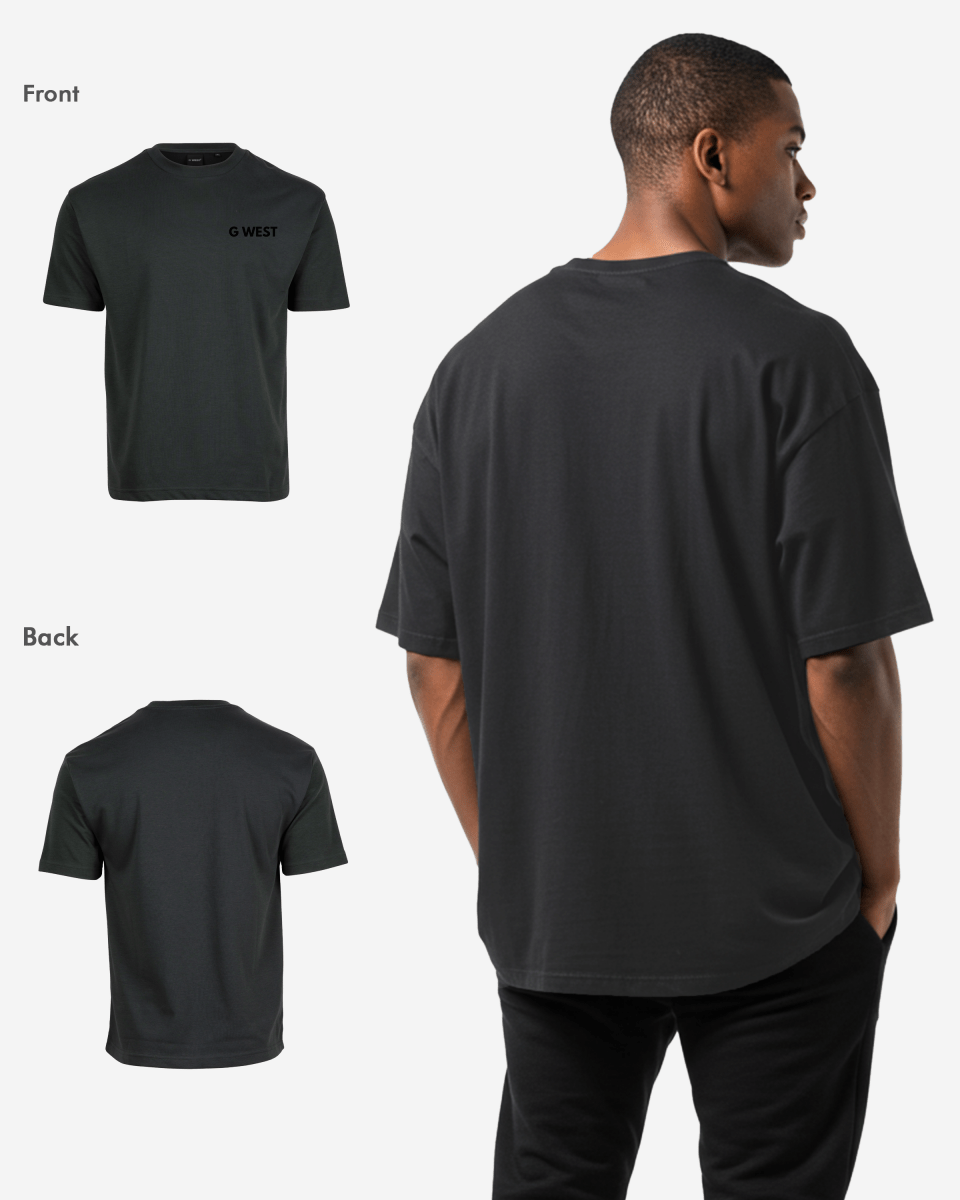 G West Mens  Logo Keep Dry Oversized Tee
