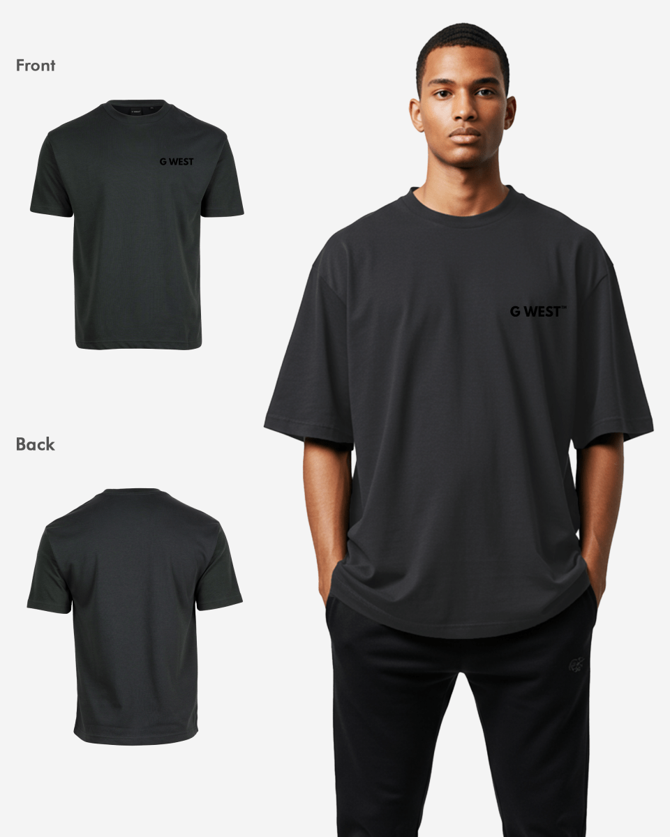 G West Mens  Logo Keep Dry Oversized Tee