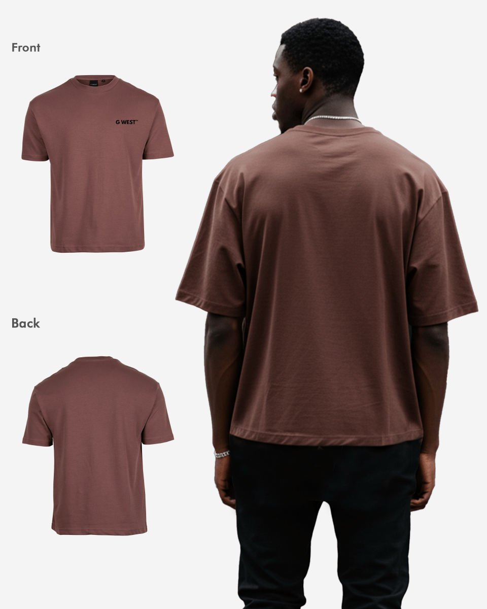 G West Mens  Logo Keep Dry Oversized Tee