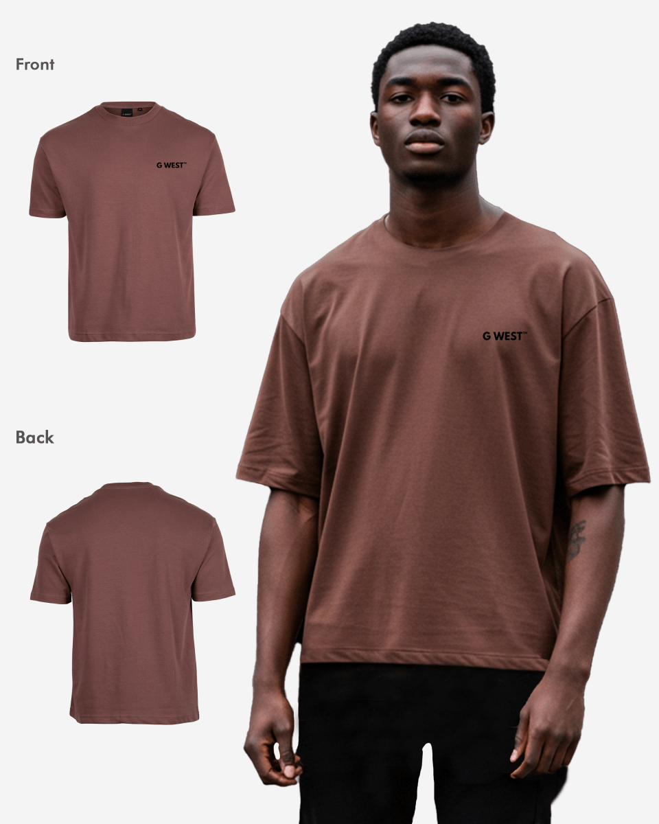 G West Mens  Logo Keep Dry Oversized Tee