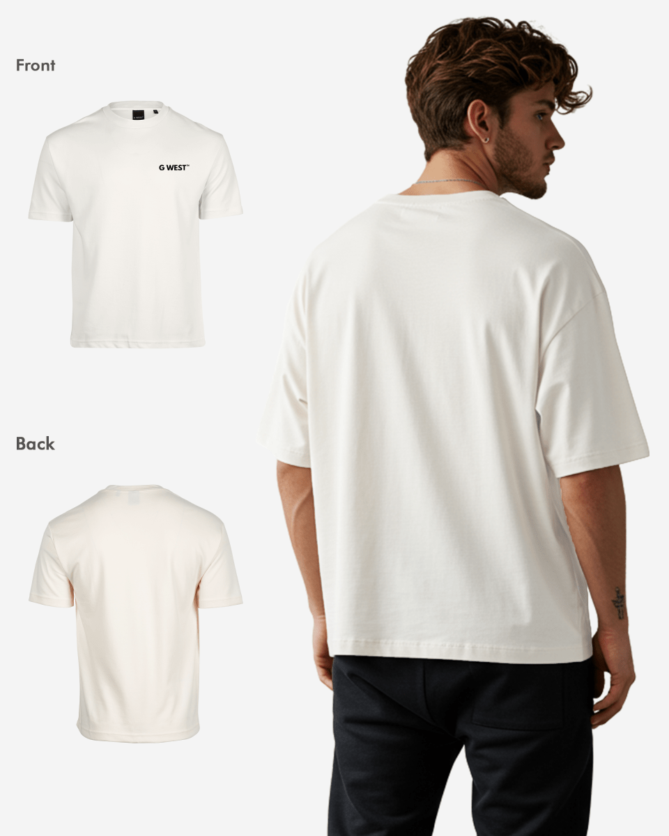 G West Mens  Logo Keep Dry Oversized Tee