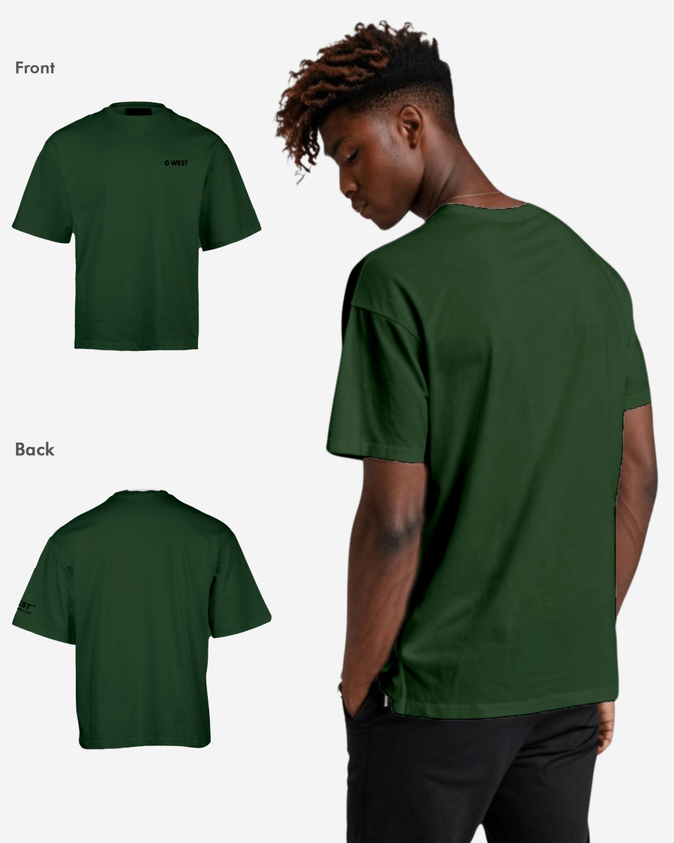 G West Mens  Logo Keep Dry Oversized Tee