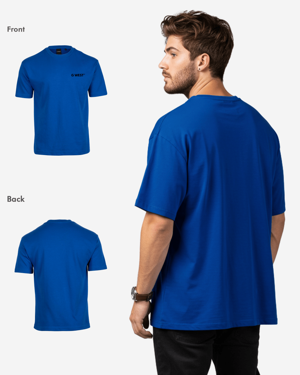 G West Mens  Logo Keep Dry Oversized Tee