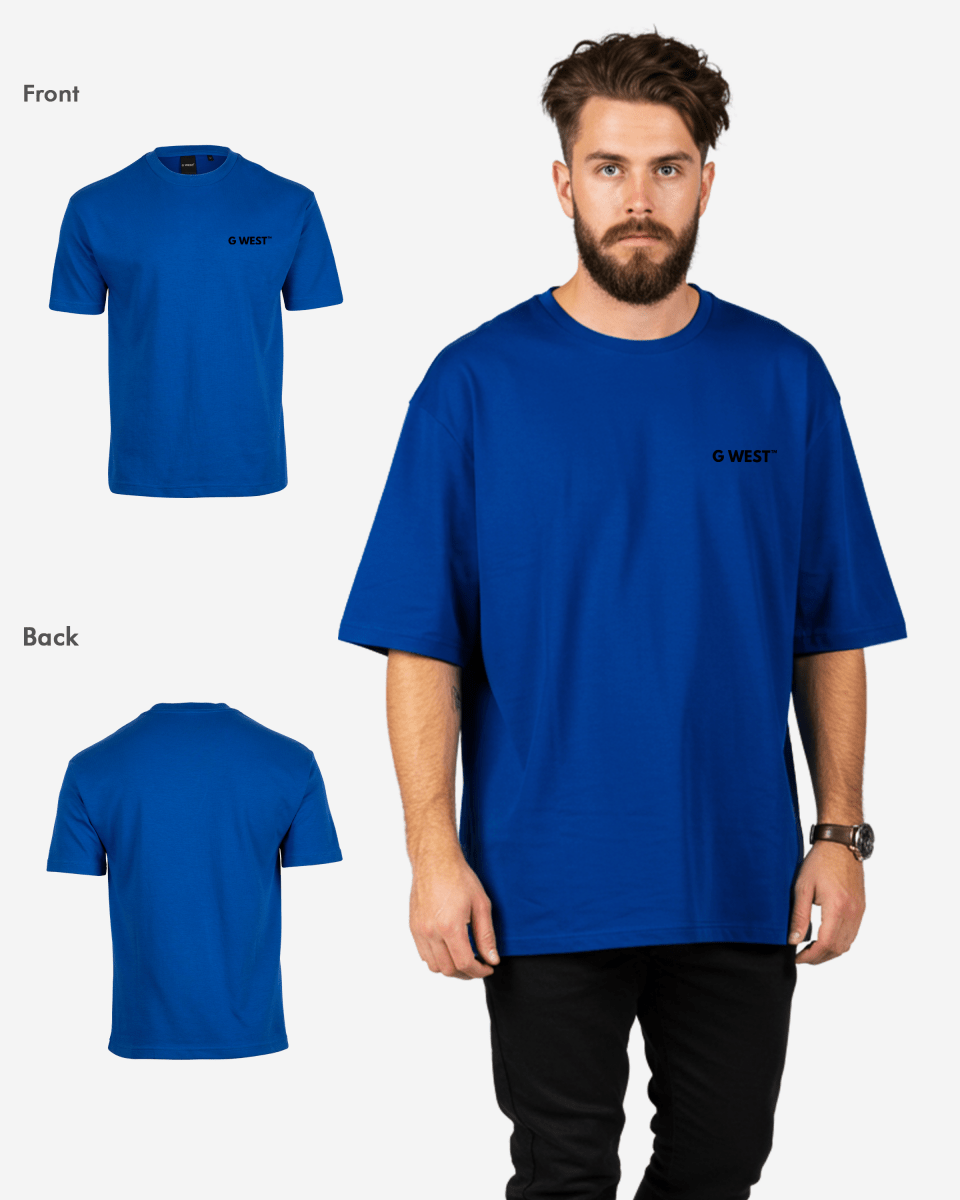 G West Mens  Logo Keep Dry Oversized Tee