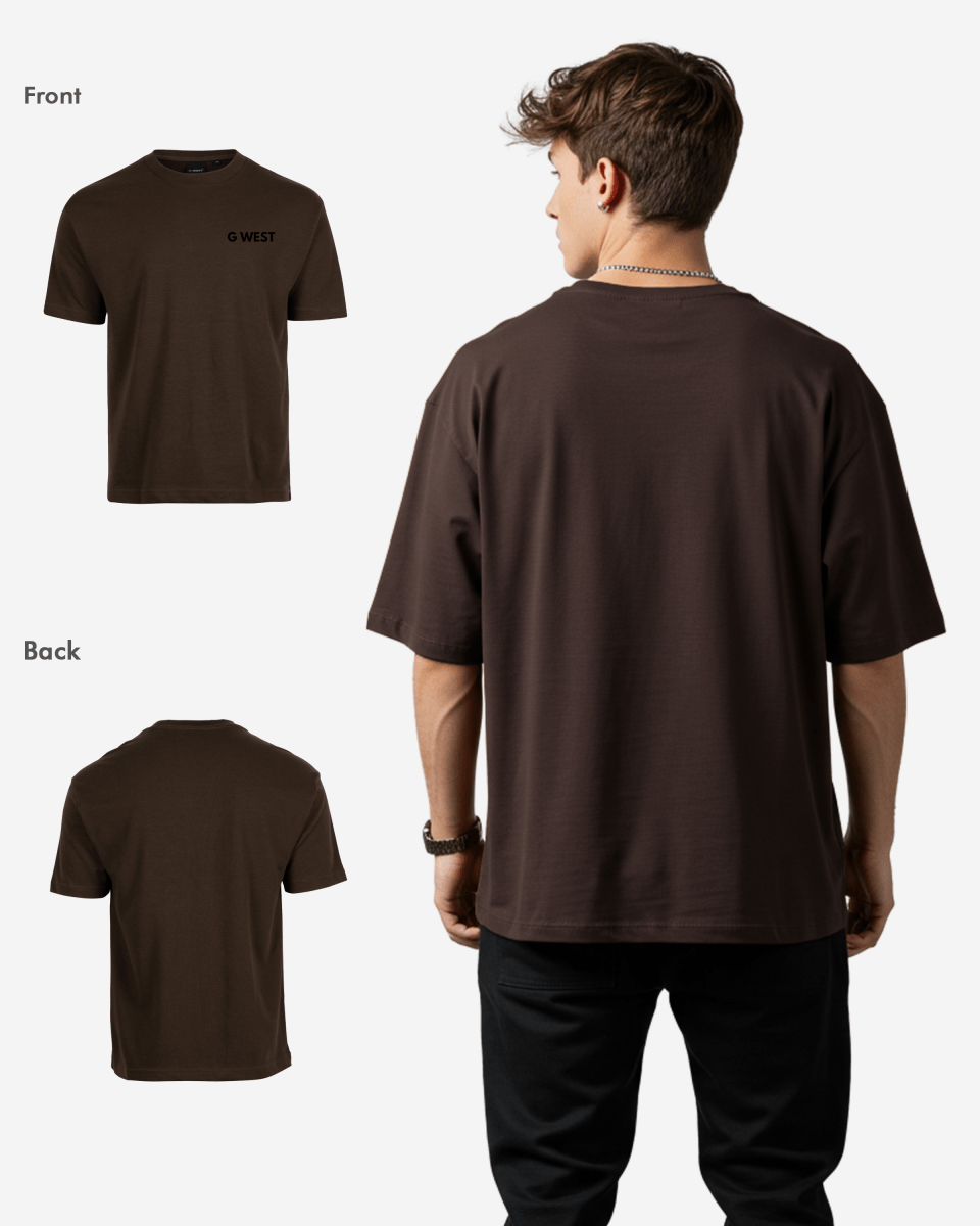 G West Mens  Logo Keep Dry Oversized Tee