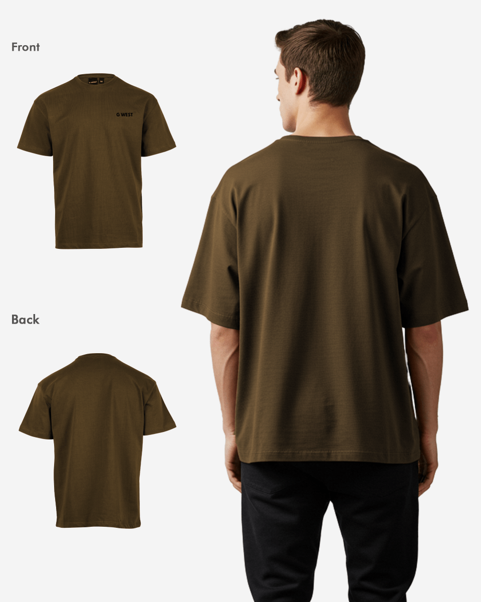 G West Mens  Logo Keep Dry Oversized Tee
