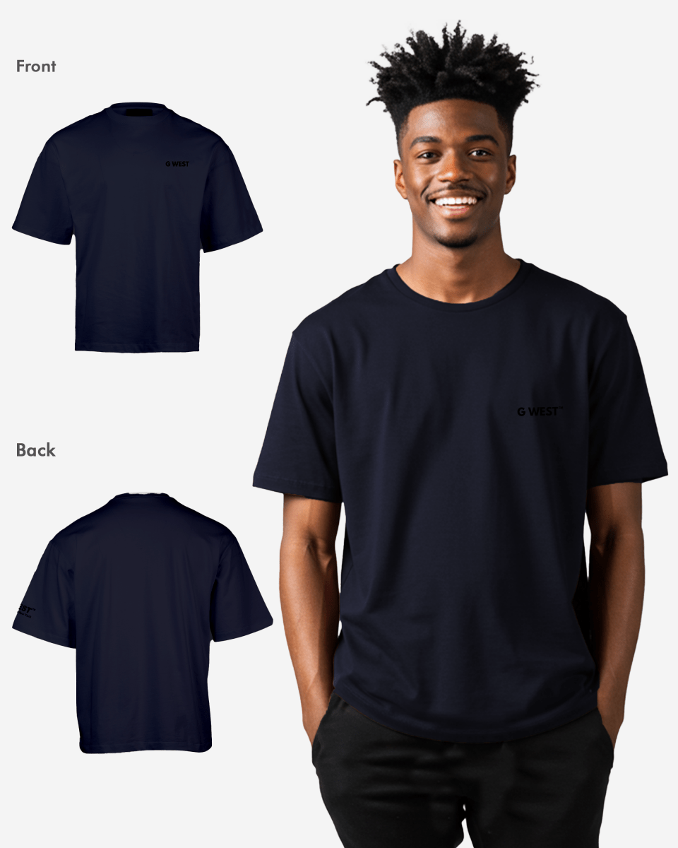 G West Mens  Logo Keep Dry Oversized Tee