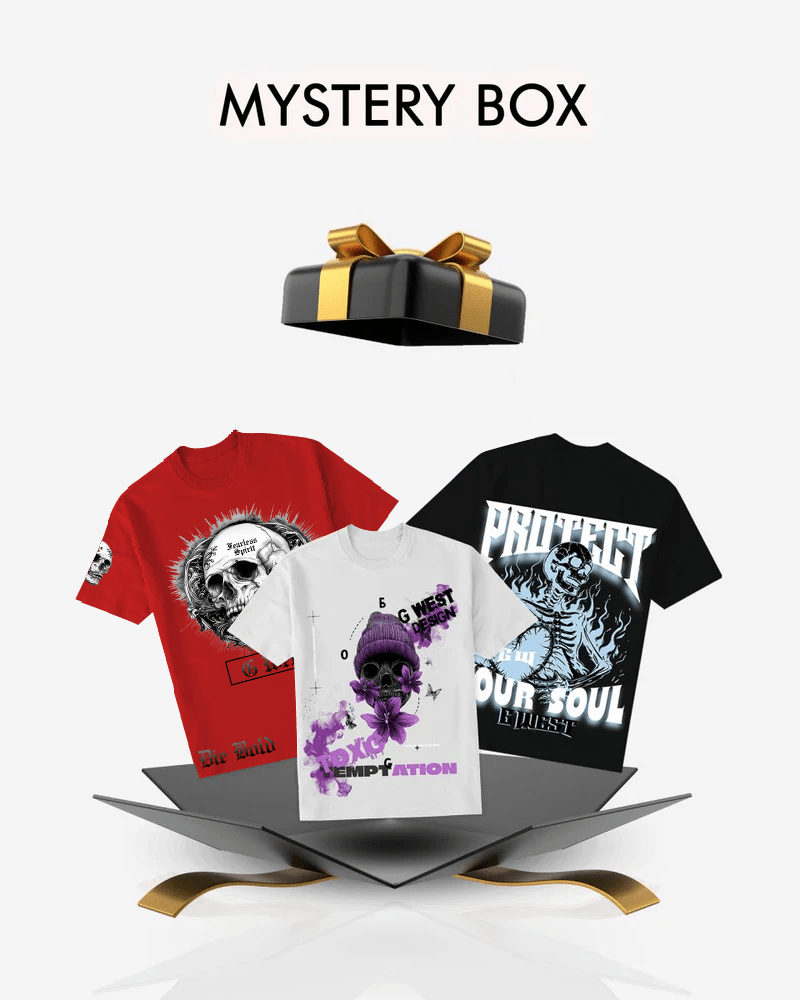 G West Mystery Box Three Random T-Shirts