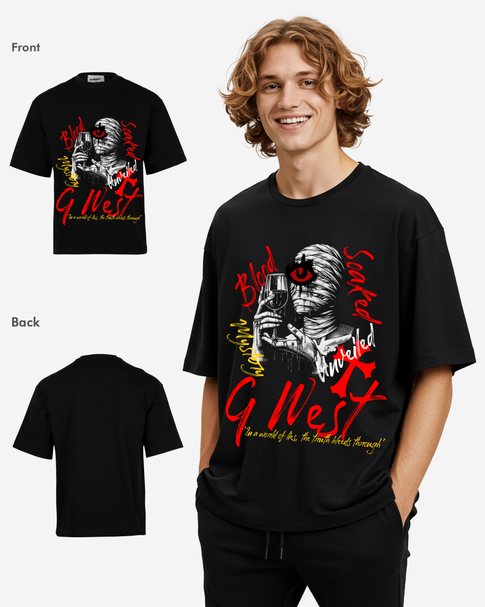 G West Mystery Unveiled Oversized Tee