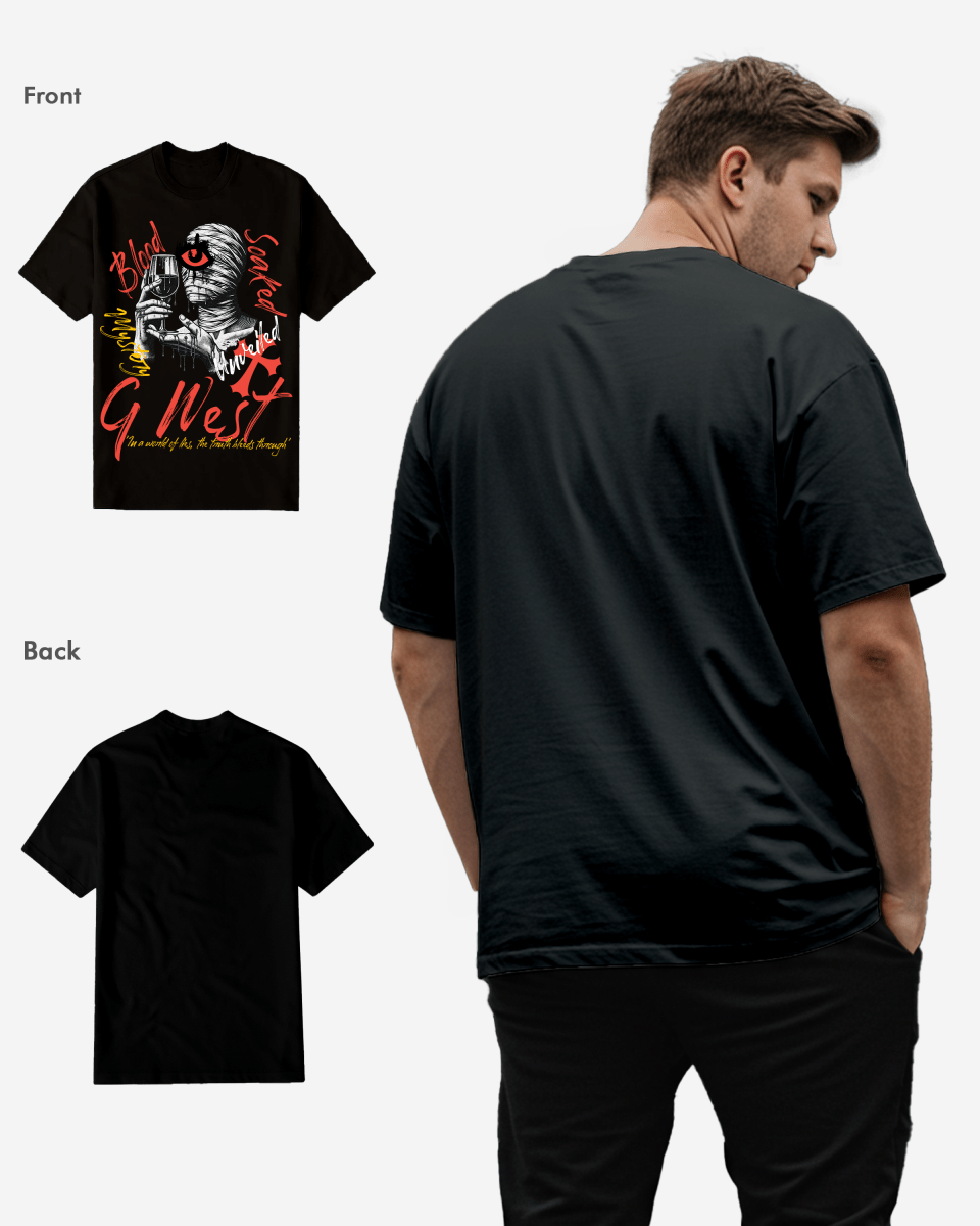 G West Mystery Unveiled T-Shirt Big and Tall Mens