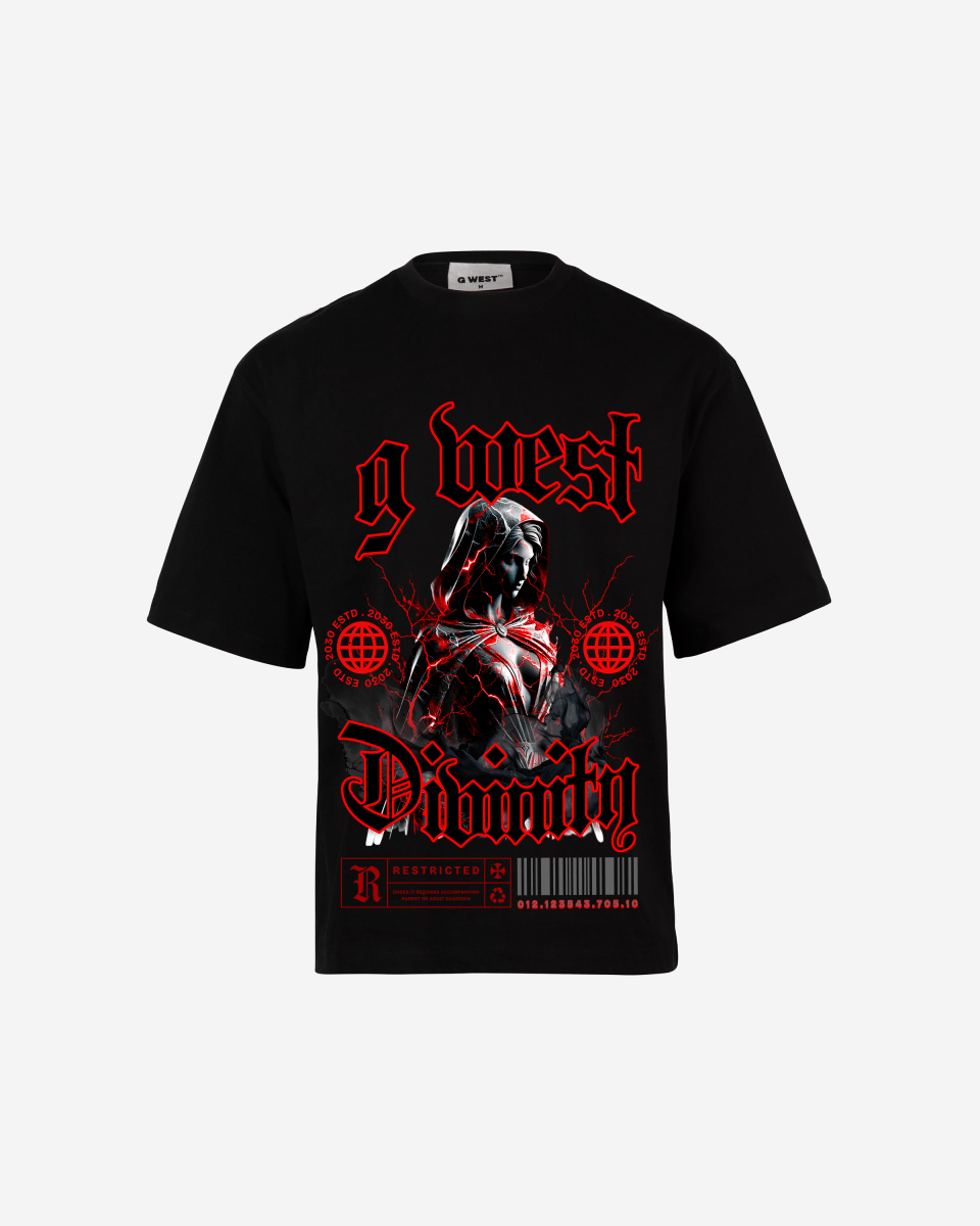 G WEST MYSTIC DIVINITY OVERSIZED T-Shirt Mens
