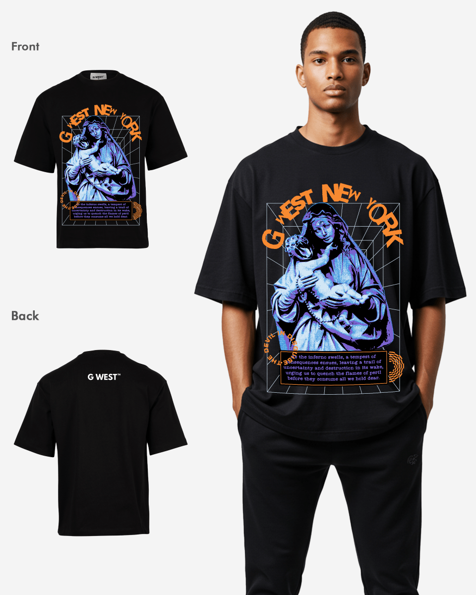 G WEST NEW YORK OVERSIZED T-Shirt Mens