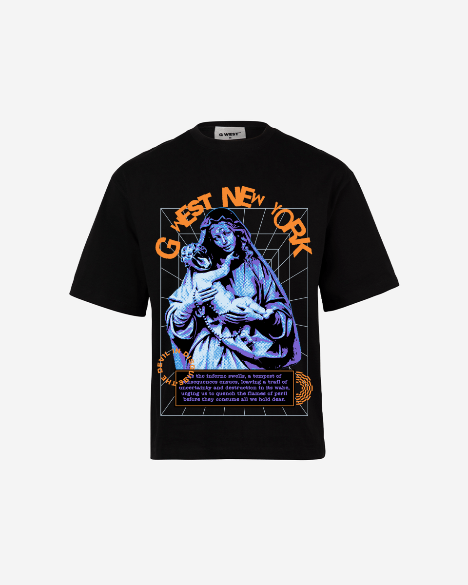 G WEST NEW YORK OVERSIZED T-Shirt Mens
