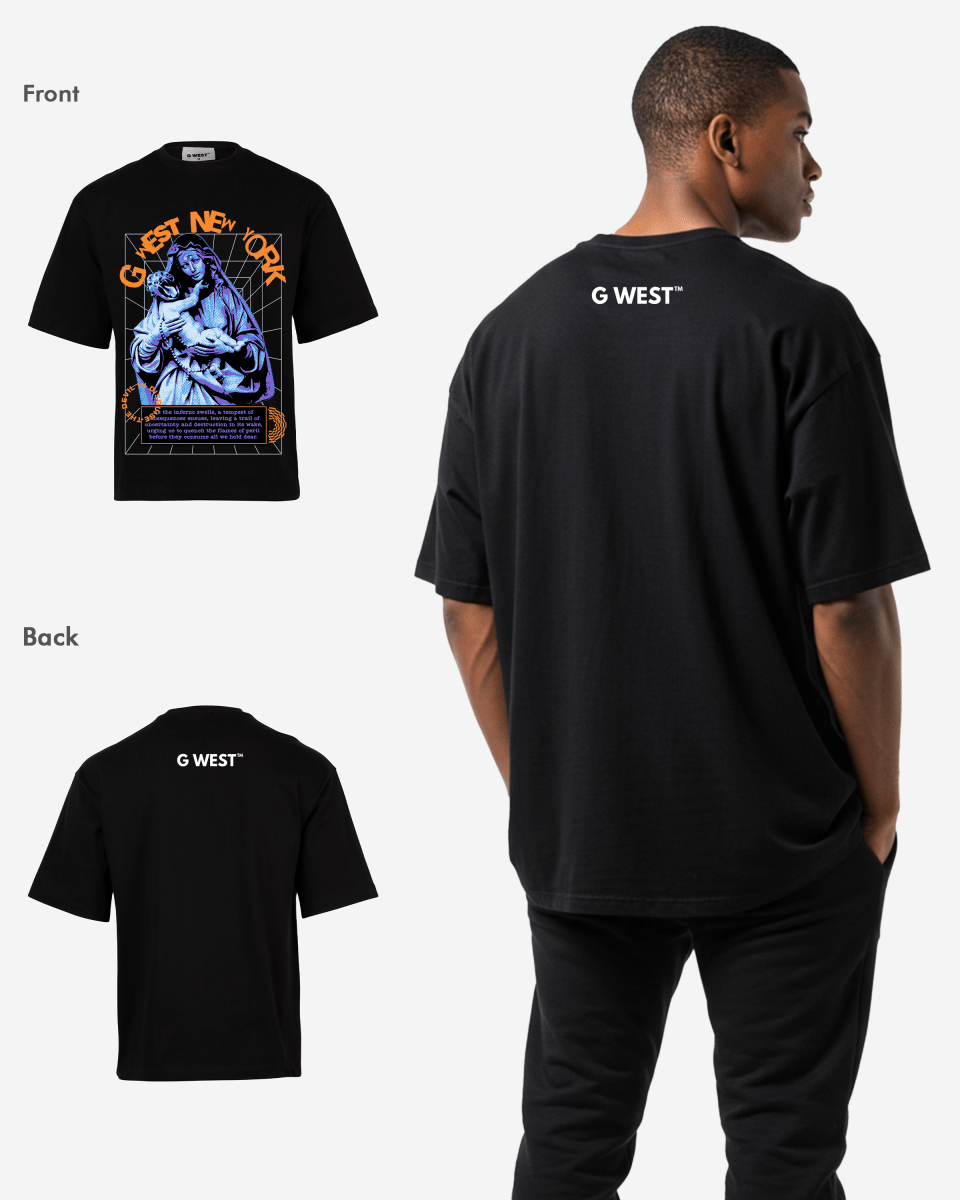 G WEST NEW YORK OVERSIZED T-Shirt Mens