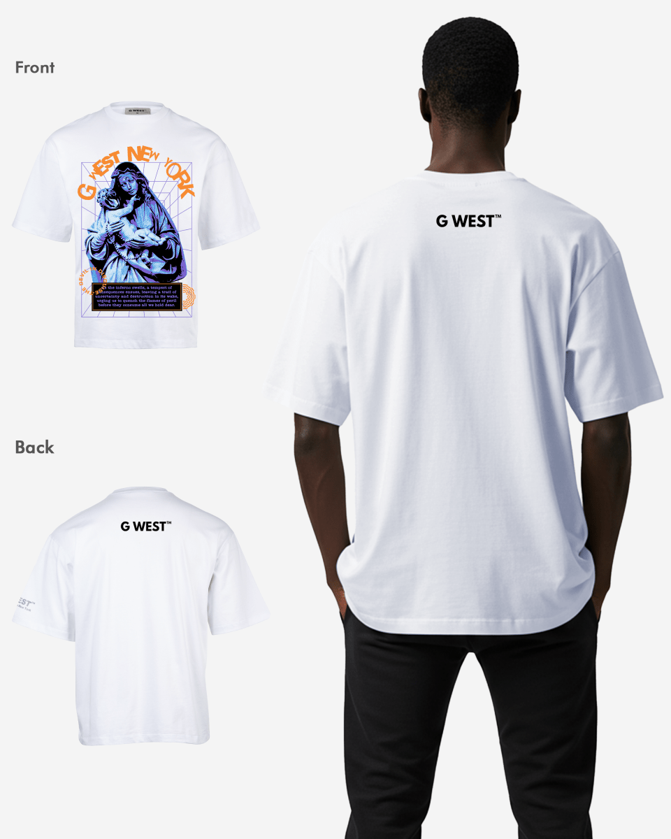 G WEST NEW YORK OVERSIZED T-Shirt Mens
