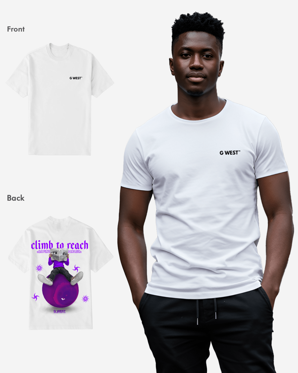 G West Mens Newspaper Tee