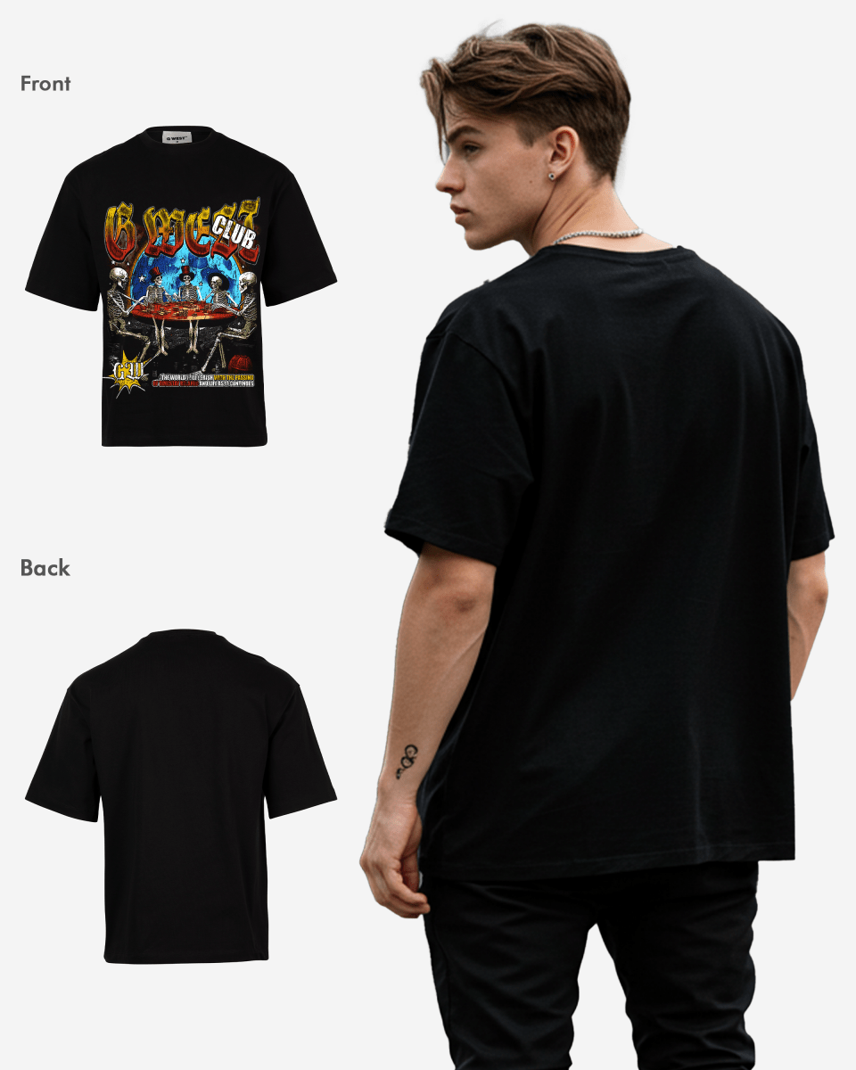 G West No Flesh No Bluff Oversized Tee