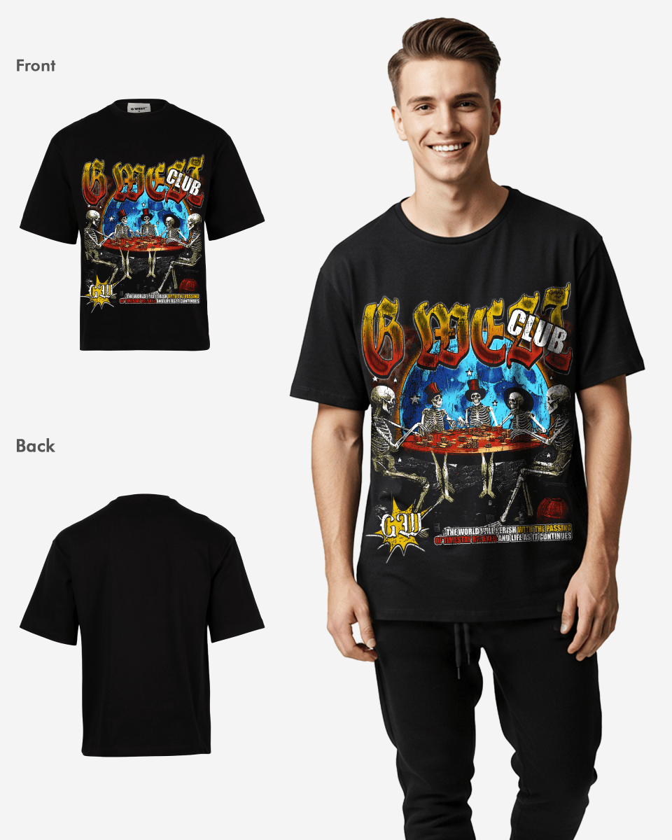 G West No Flesh No Bluff Oversized Tee