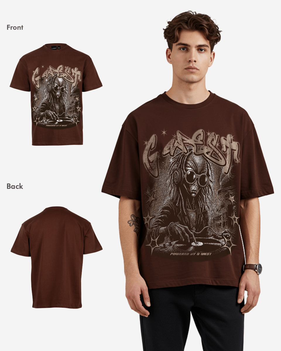 G West No Pulse, Just Vibes Oversized Tee