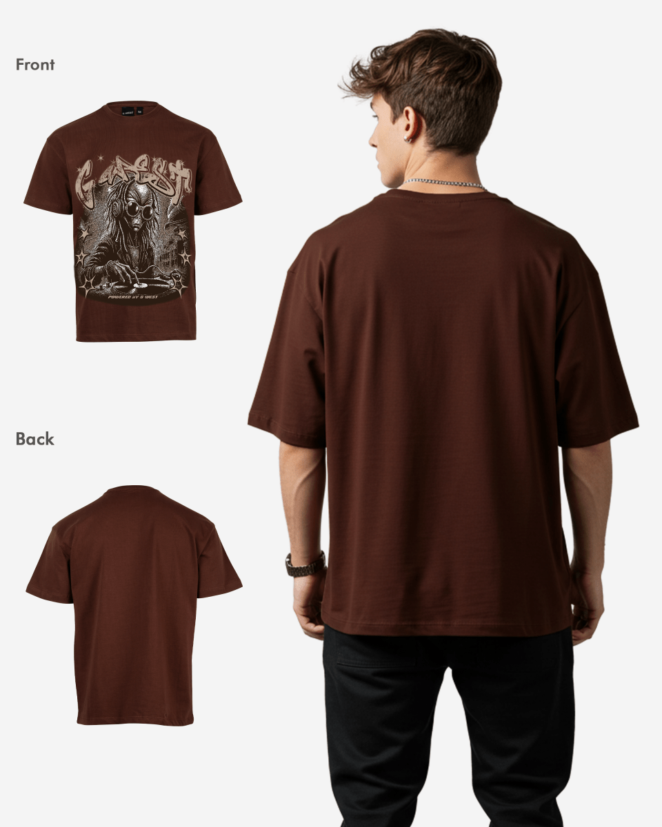 G West No Pulse, Just Vibes Oversized Tee