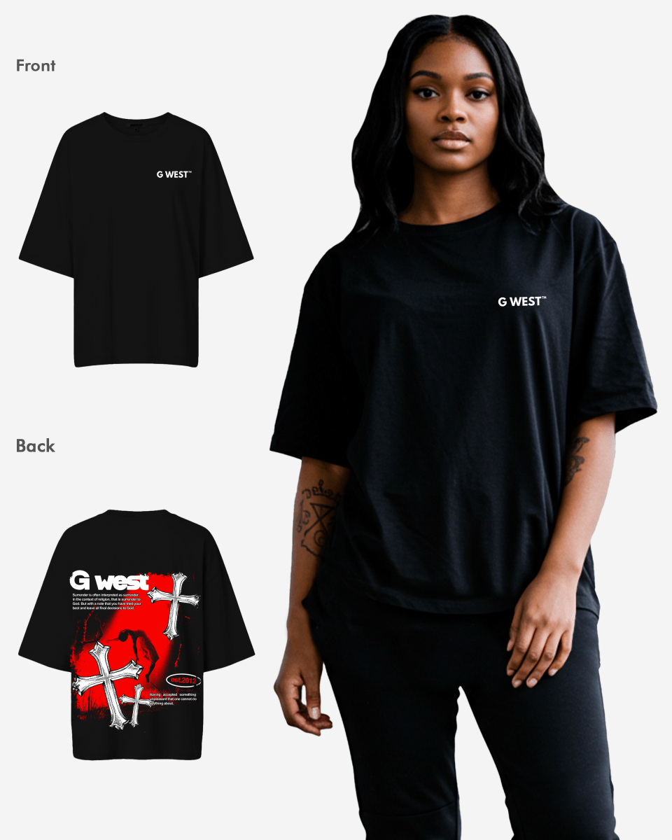 G West Womens Oversized Ascending Soul Tee
