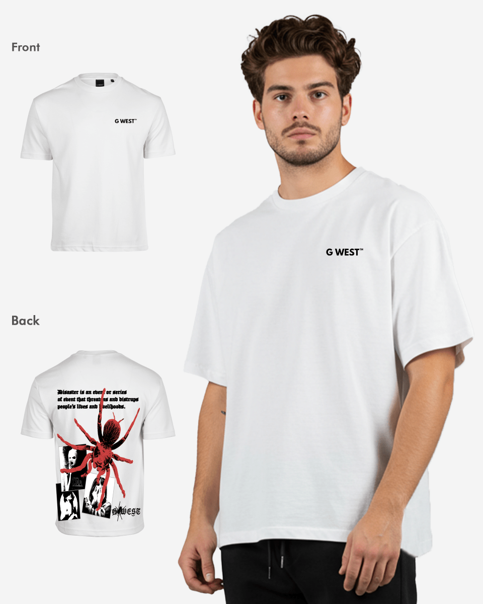 G West Mens Oversized Big Spider  T-Shirt
