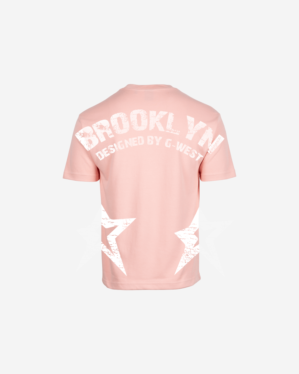 G West Mens Oversized Brooklyn Arch Logo Tee