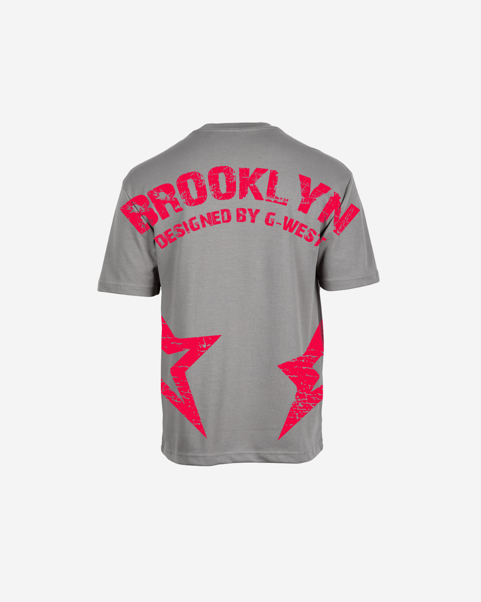 G West Mens Oversized Brooklyn Arch Logo Tee
